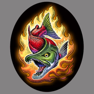 552- Flaming Salmon